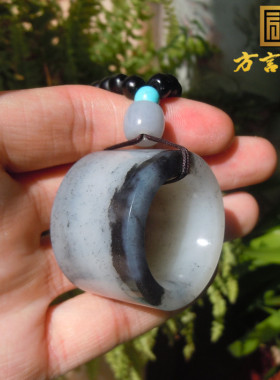 方言精品新疆和田玉f1扳指内径