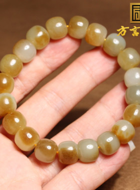 市场价3万元现1880元回馈新疆且末料细润糖白玉10mm老型珠手串A6