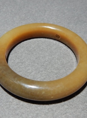 方言和田玉且末红糖玉油润手镯