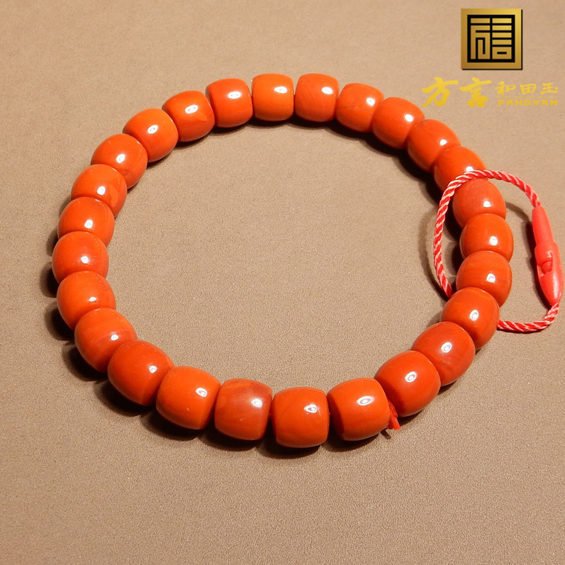 赢麻了云南保山南红玛瑙直切手串