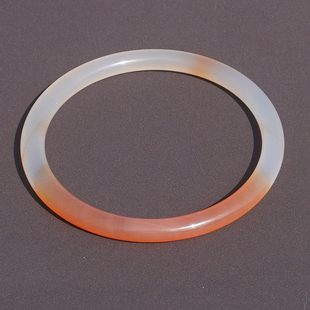 亏麻了方言高冰种锦鲤红白月光半山半水59mm轻奢高级感玉髓手镯A6