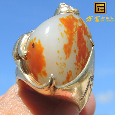 方言画面玉飞鹤和田玉羊脂白玉