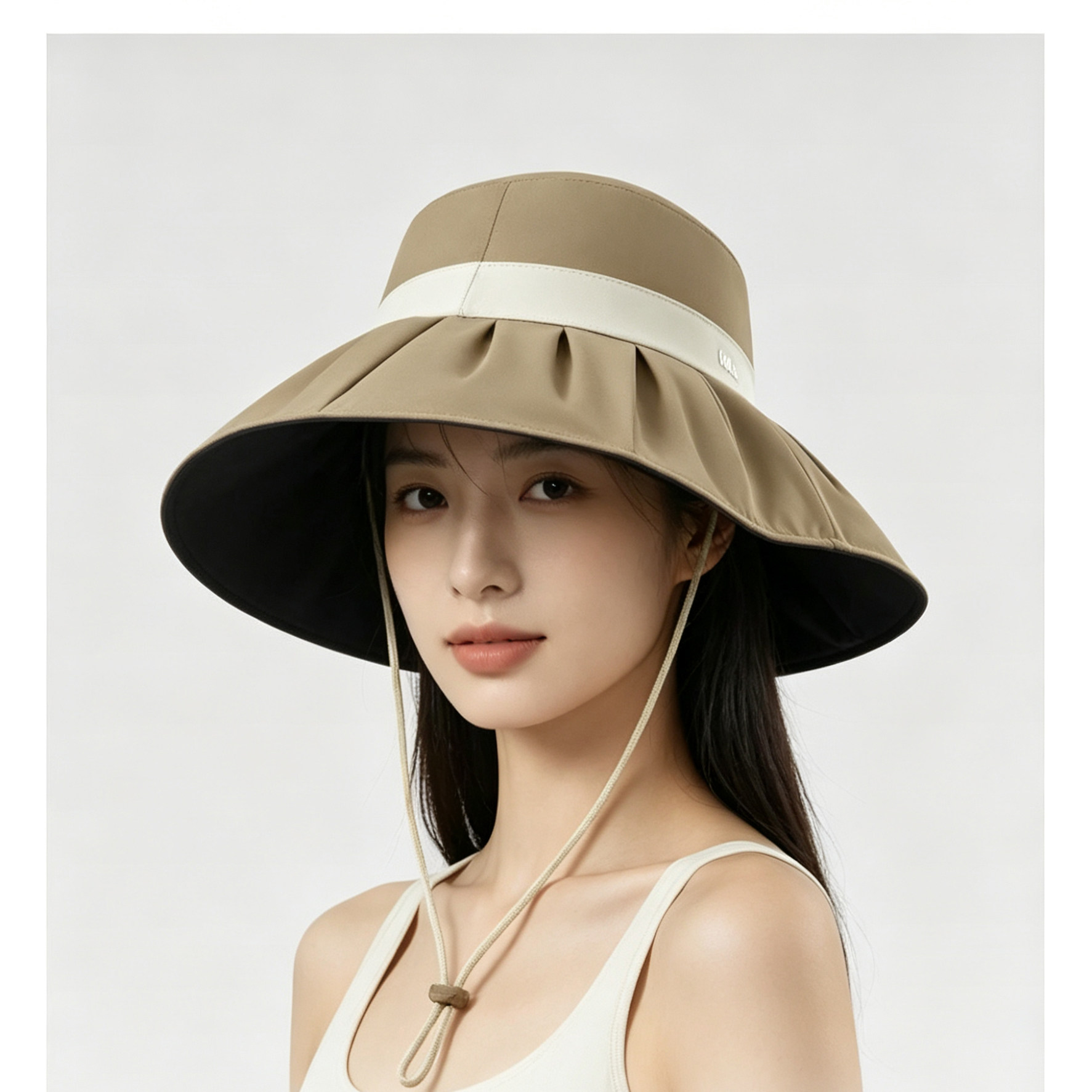 大帽檐女款户外出现防紫外太阳