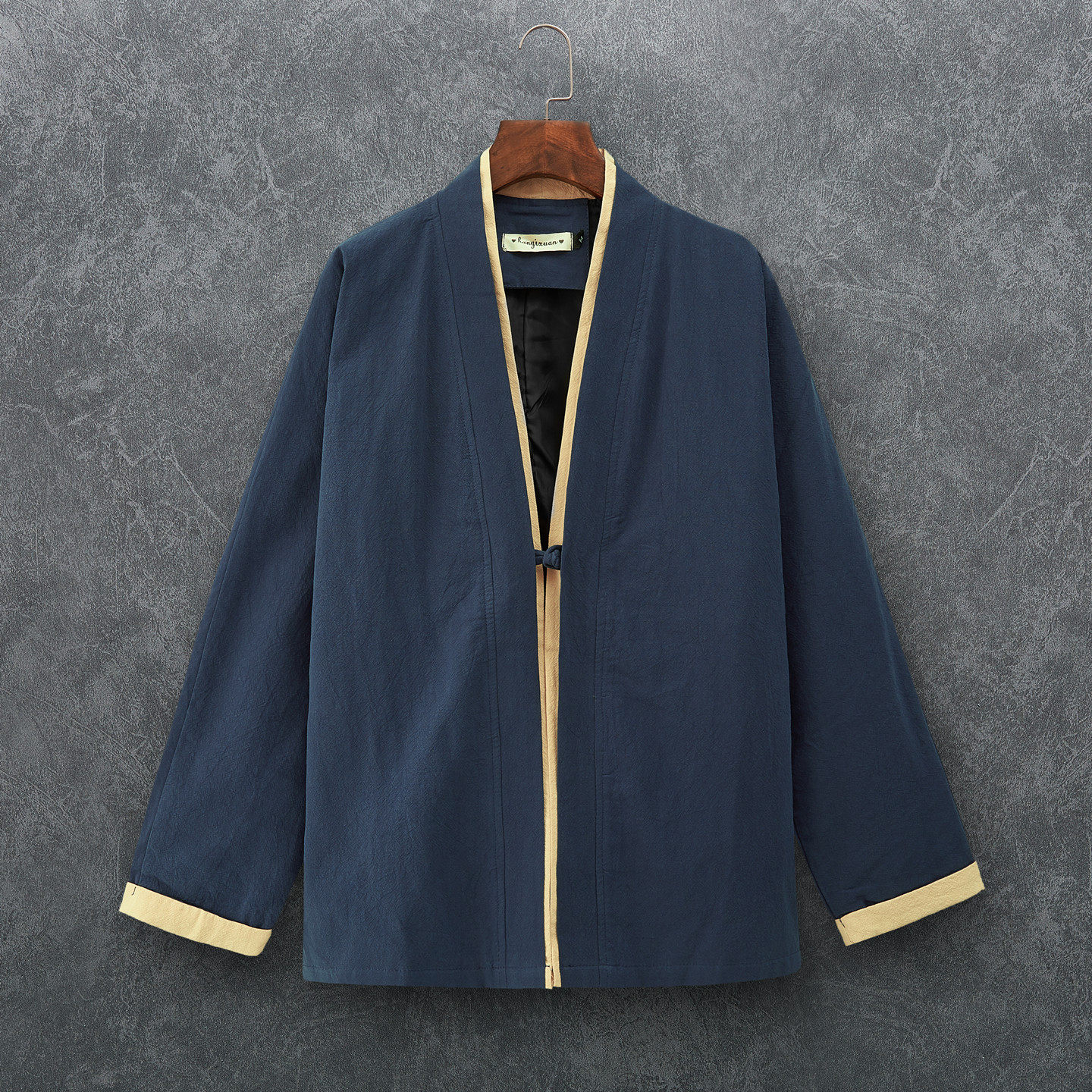 中国风男汉服休闲改良外套宽松加肥加大码唐装复古夹克衫盘扣衣服,男装,汉服,淘宝优惠券,粉丝福利购,淘宝优惠卷