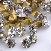 国产精品尖底白钻圆形鞋 钻补钻鞋 钻镶钻DIY饰品配件美甲立体散钻