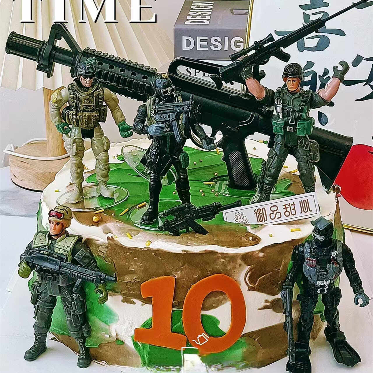 军人兵人枪儿童生日蛋糕装饰玩具摆件道具烘焙甜品装扮,节庆用品/礼品,节日装扮用品,淘宝优惠券,粉丝福利购,淘宝优惠卷