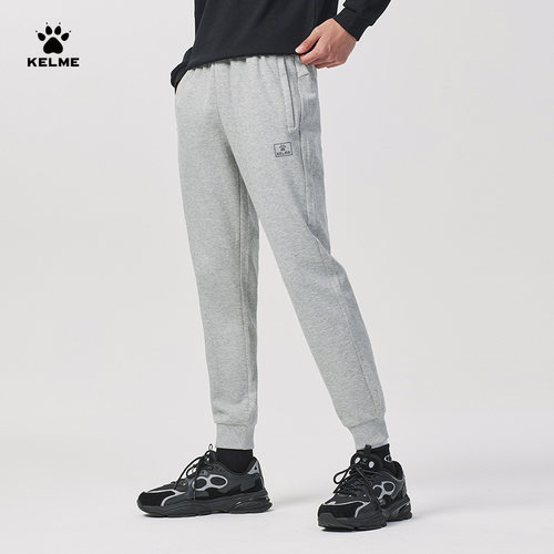 卡尔美休闲收口针织长裤