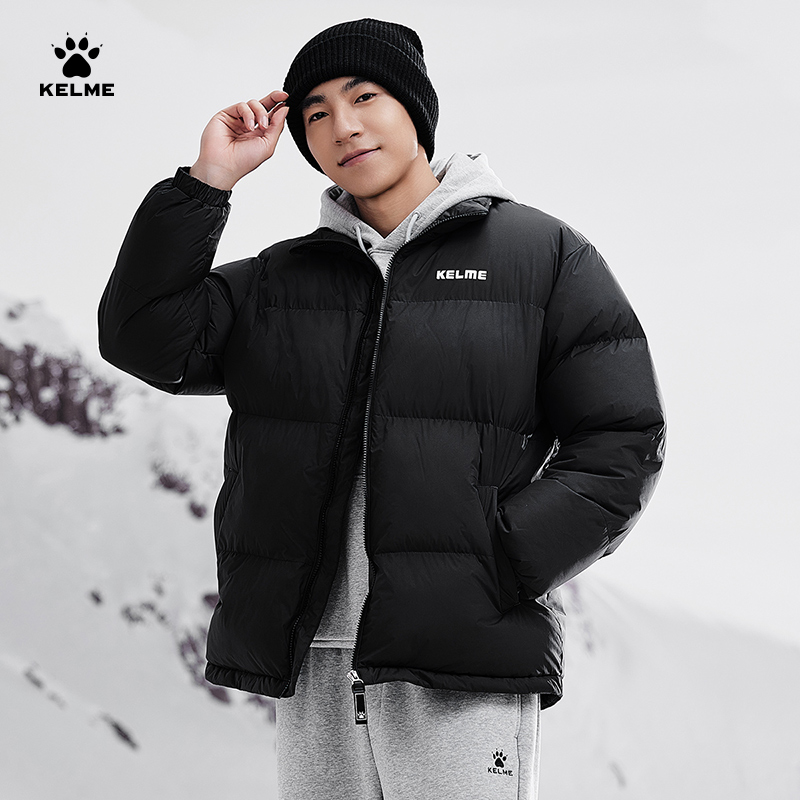 卡尔美短款保暖棉服面包服