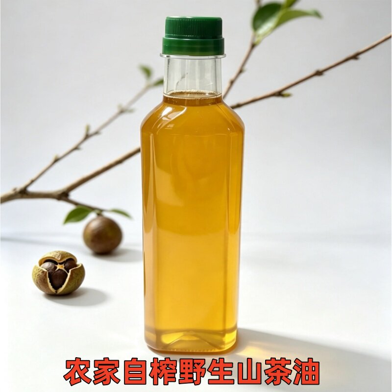 农家自榨山茶油小籽物理压榨冷榨正宗野生纯正山茶油茶籽油可食用