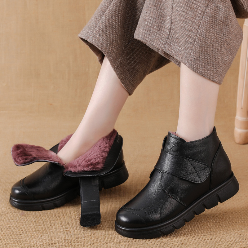 中老年奶奶保暖防滑妈妈鞋