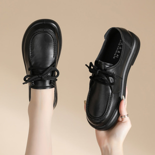 秋季 真皮软底妈妈鞋 防滑舒适女鞋 平底中老年人女士不累脚单鞋 单鞋