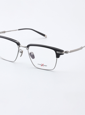 CHARMANT 夏蒙Z钛眼镜架男商务低调钛半框方框镜架 ZT27129