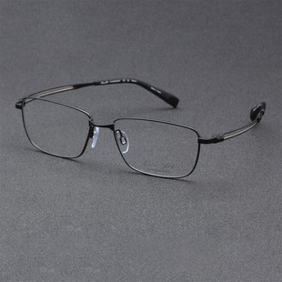 CHARMANT夏蒙方形全框钛金属斯文商务休闲近视眼镜架男-XL2245