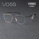 新款 VOSS沃斯日本眼镜框全框超轻舒适商务近视光学眼镜架V4065