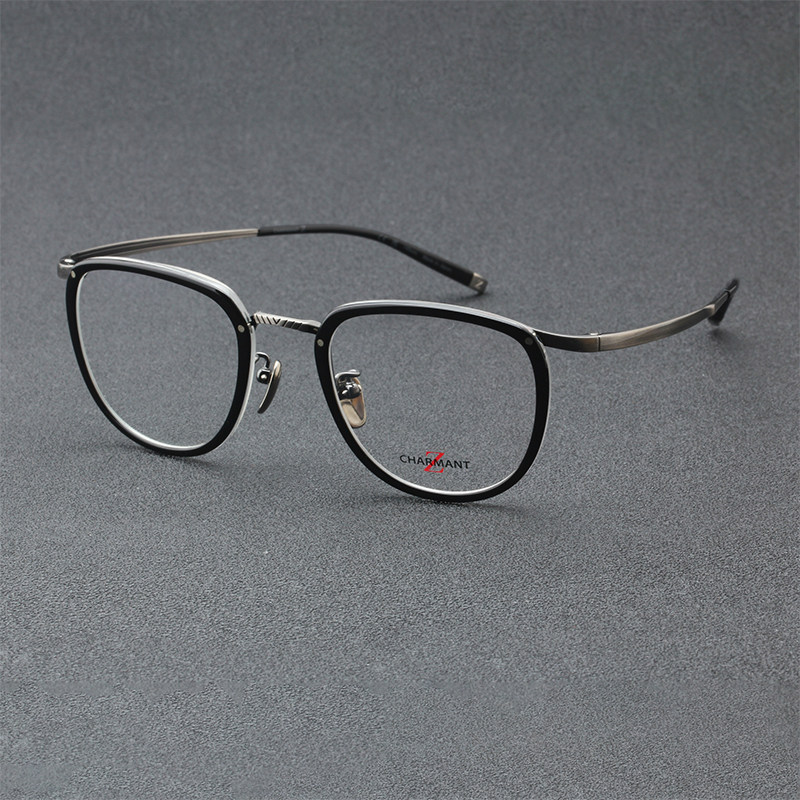 CHARMANT夏蒙眼镜架百搭成熟稳重商务全框高级近视眼镜架ZT27115