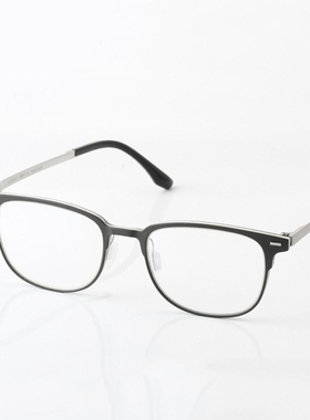 商务日系超轻钛复古男商务近视窄框高度数檀木眼镜架全框99011