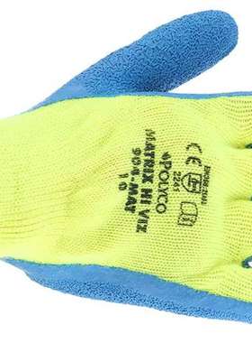 Polyco 904-MAT Polyco Healthline Matrix 黄色乳胶工作手套 10