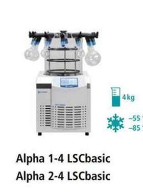 德国ChristALPHA1-4/2-4LSCplus冷冻干燥机总