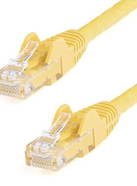 Startech N6PATC150CMYL 星科 1.5米Cat6黄色RJ45转公头RJ45公头U