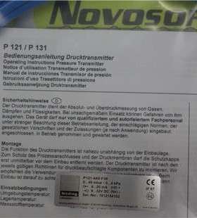 传感器NODING P121-4A8-F3K