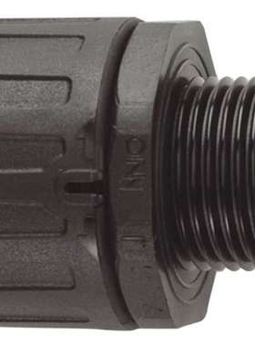 Flexicon FPA42-M50B 直管接头 42毫米 尺寸 M50 尼龙 66 黑色 IP