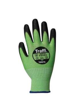 Traffi A-TG5210-GR-6 TG5210 绿色工作手套 6 码