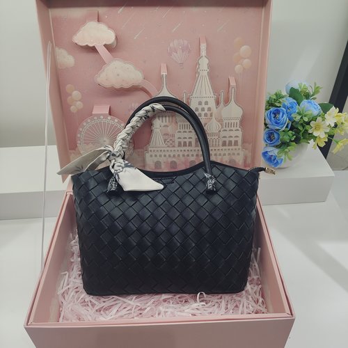 SEOSEOO袋鼠女包新款小众百搭设计编织单肩斜挎托特手提包包王