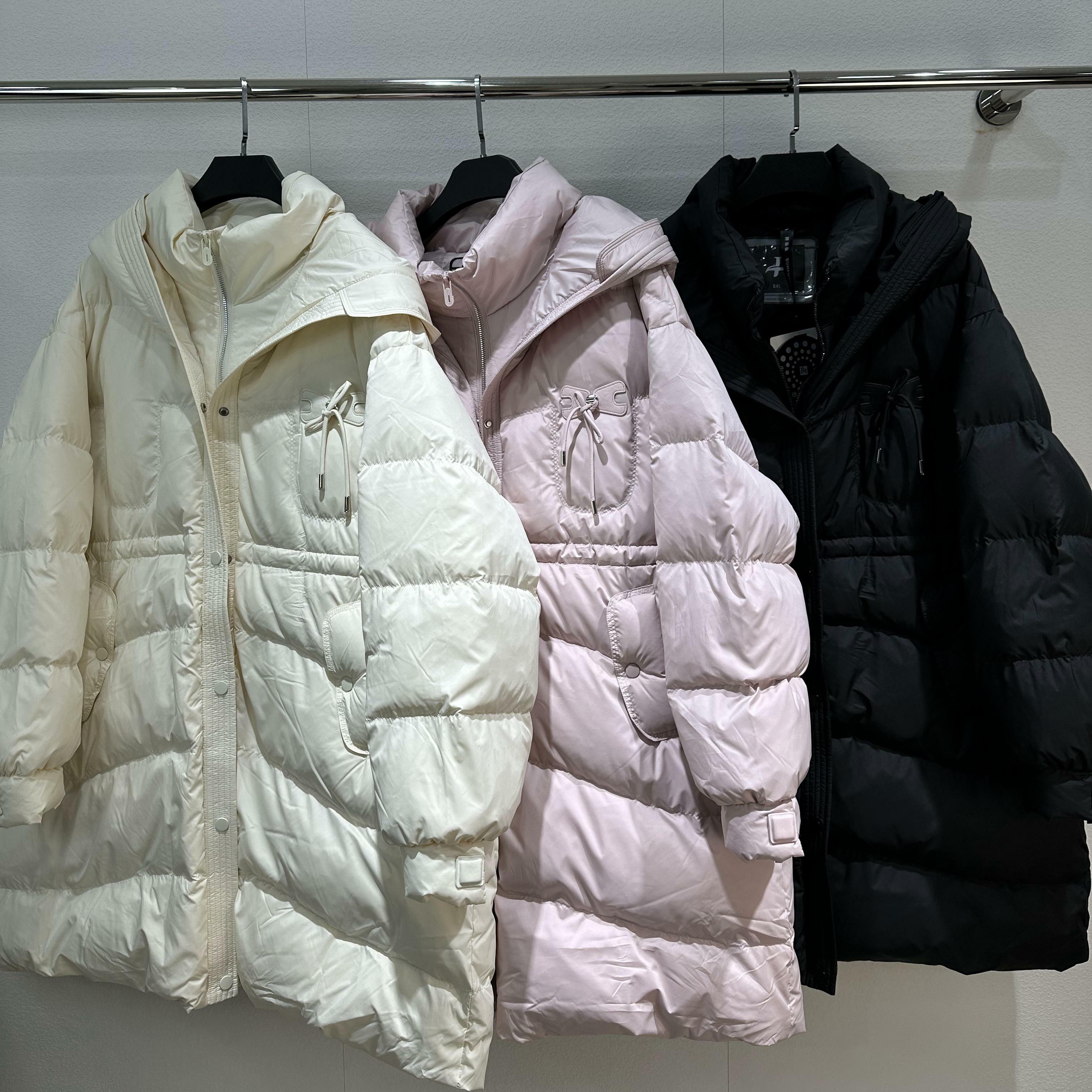 Y8036胖淼淼2025冬新款大码女装显瘦遮肉羽绒服时尚减龄鸭绒百搭