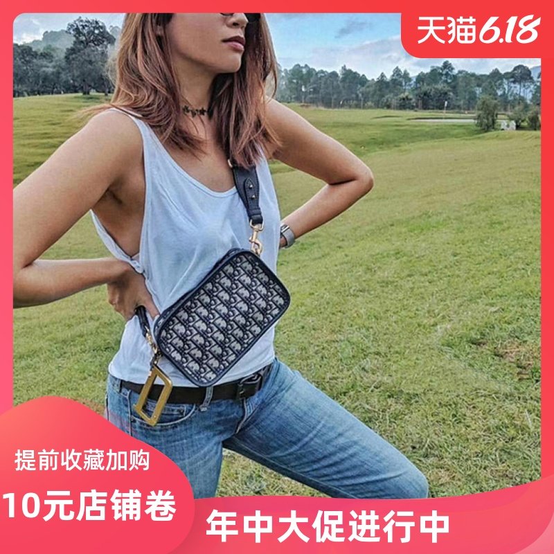 王子文明星同款网红小包包2020新款百搭刺绣女包单肩斜挎包小方包