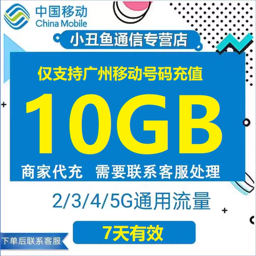 广州移动10G7天