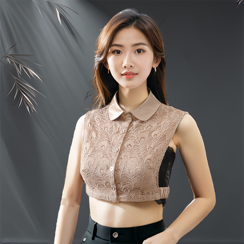 花边蕾丝多功能领秋冬湘蒙