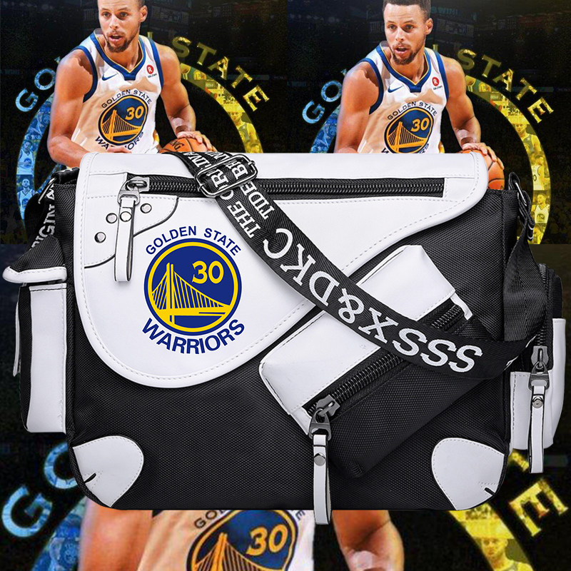 库里斜挎包黑曼巴科比KOBE单肩包詹姆斯背包大容量补课书包牛津纺