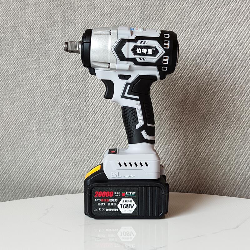 无刷大扭力电动扳手充电锂电池电扳手风炮架子工电板手木工