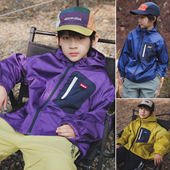 男童女童软壳防风防水速干冲锋衣2026春夏户外儿童防晒衣轻薄外套