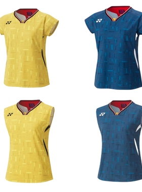 现货jp版25年yonex尤尼克斯羽毛球服 日本队大赛服女20917 20918Y