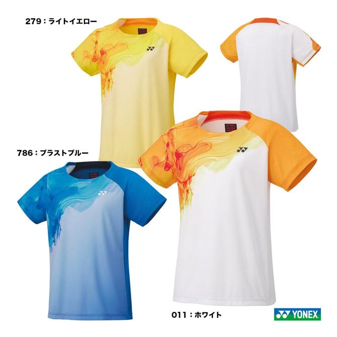 现货JP版24年尤尼克斯yonex羽毛球网球比赛服女短袖20817日本产VC