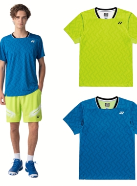 26年JP版YONEX尤尼克斯男款羽毛球网球服短袖10703 短裤15234 VC