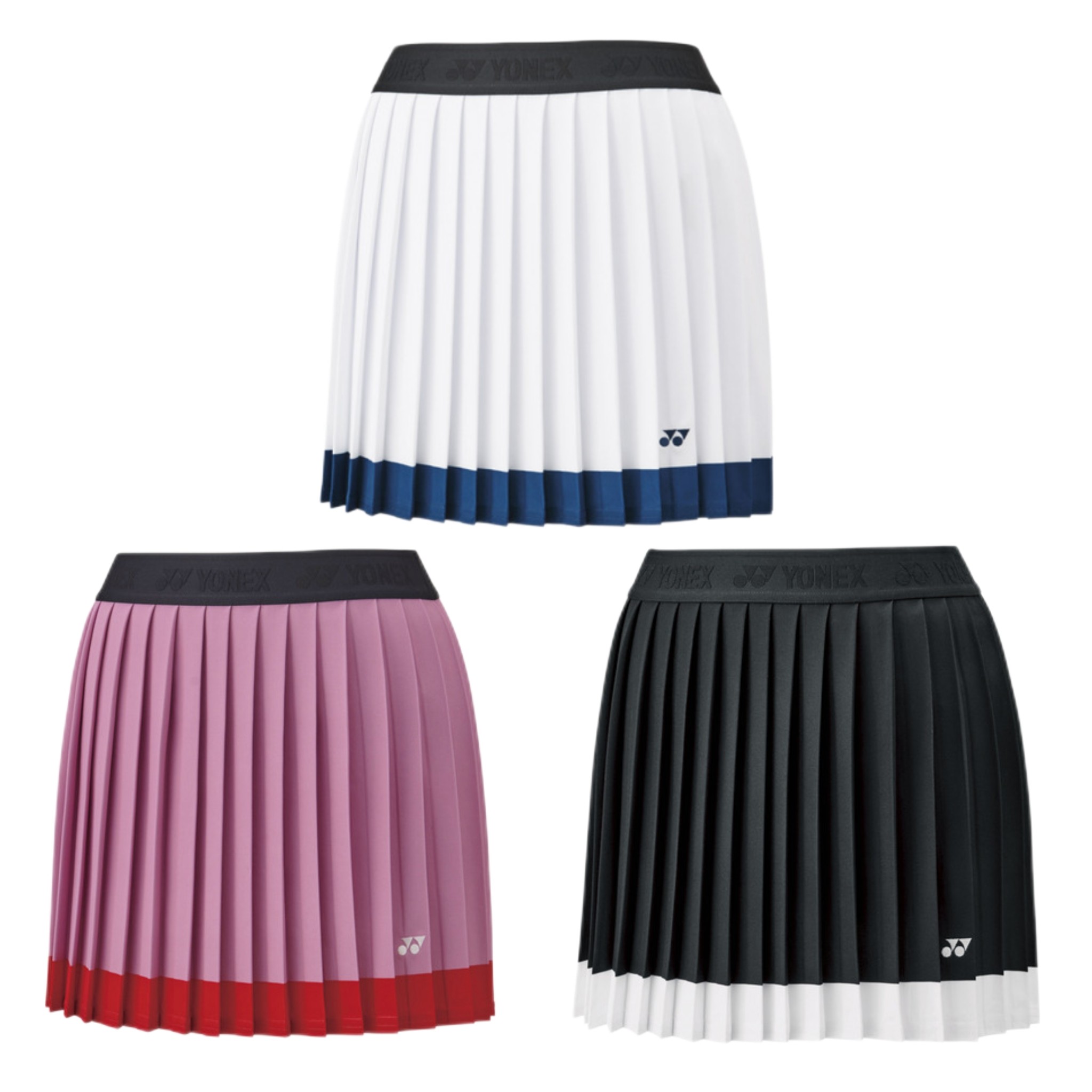 现货JP版 25年春季尤尼克斯yonex羽毛球服 网球服 女款短裙26162