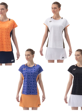 现货25年JP版YONEX尤尼克斯 女款羽毛球大赛服短袖20852日本产VC