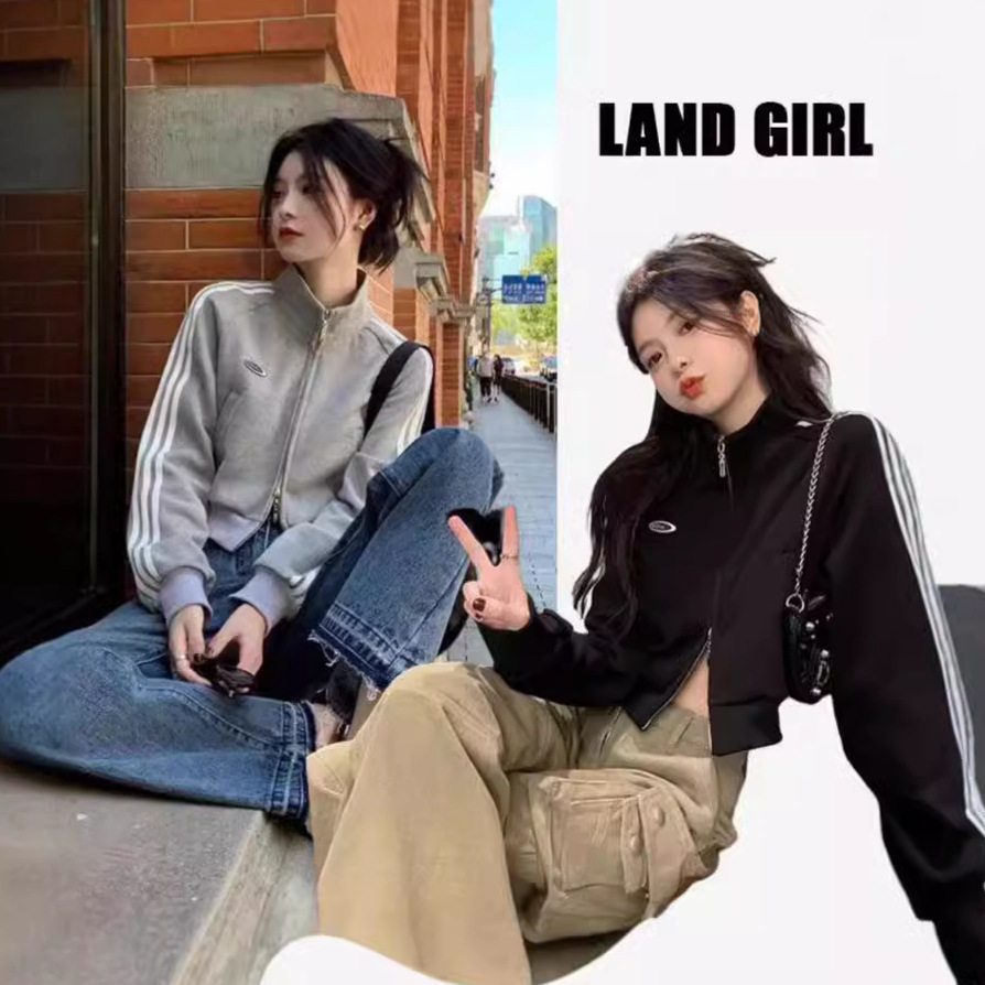 春秋韩版短款拉链卫衣外套女薄款小个子长袖开衫运动上衣女外套潮,女装/女士精品,短外套,淘宝优惠券,粉丝福利购,淘宝优惠卷