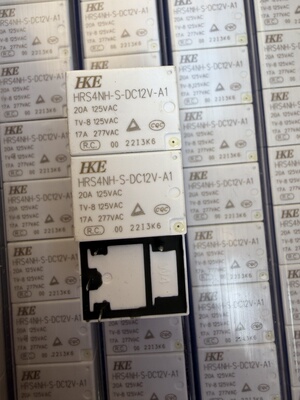 HRS4NH-S-DC12V-A120A 125VAC 17A 277VAC 4脚
