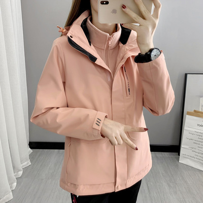 三合一情侣款冲锋衣防寒服定制