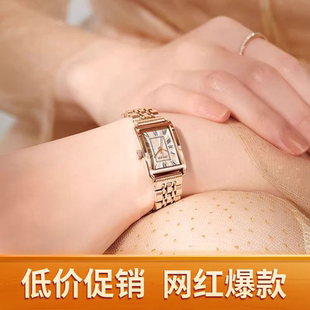 时尚 韩版 高级感新款 腕表钢带女士手表轻奢女表1252 补贴福利价