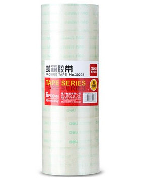 【企采】30203得力超透明封箱胶带48mm*60y一卷价格背宽4.8CM
