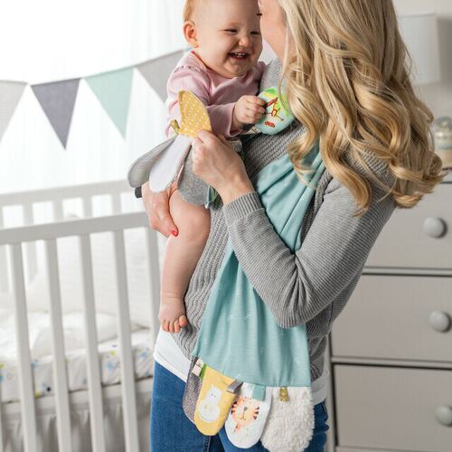 宝藏品牌Demdaco亲子互动围巾增进感情 游戏毯安抚巾婴儿玩具