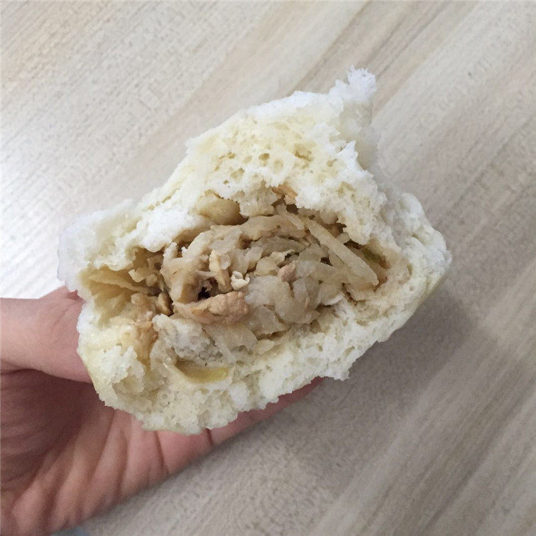 如东掘港特产碧霞小区馒头店老窖老酵馒头萝卜丝肉丝包芯馅儿南通