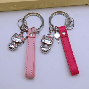 米勒斯创意kt猫卡通钥匙扣钥匙链汽车钥匙挂件包扣可激光刻字包邮