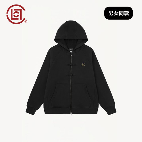 CLOTTEE by CLOT中式盘扣开衫卫衣男女秋季国潮宽松情侣款外套W