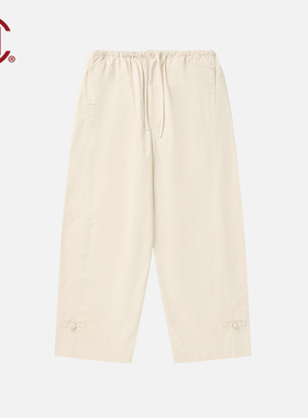 【CLOTTEE by CLOT】抽绳宽松收脚长裤中式盘扣Be Like Water系列