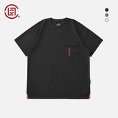 T恤CORDURA 陈冠希主理 CLOT 镂空Logo户外短袖 CLOTTEE